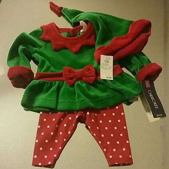 Cherokee Newborn Girl Elf Outfit