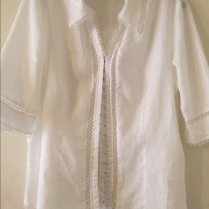 💕Final sale💕Sioni Irish linen top.