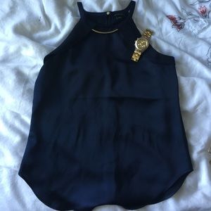Navy blue Ann Taylor blouse