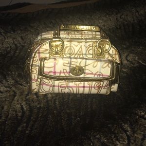 Gold Coach purse