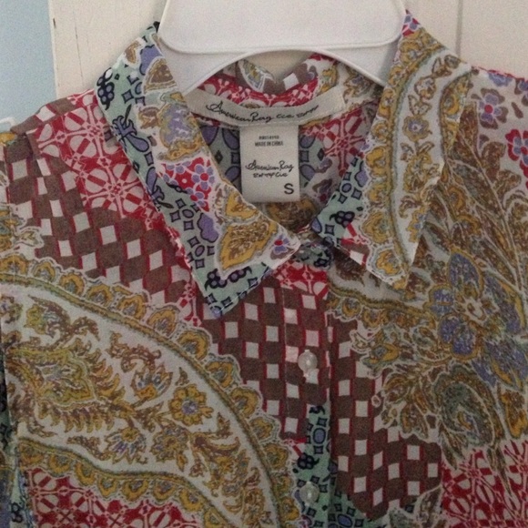 Colorful Pattern Top - Picture 3 of 4