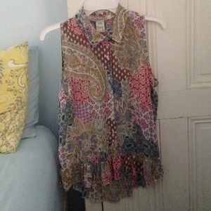 Colorful Pattern Top