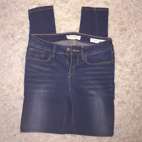 Dark Wash Skinny Jeans - Picture 2 of 2