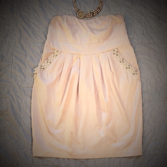 Torrid Blush Bejewled Dress