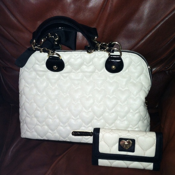 Betsey Johnson handbag and wallet