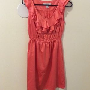 Forever 21 salmon satin dress