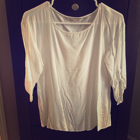 Old Navy white blouse