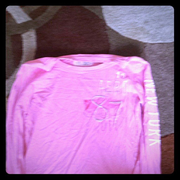 Long sleeve pink aeropostale shirt.