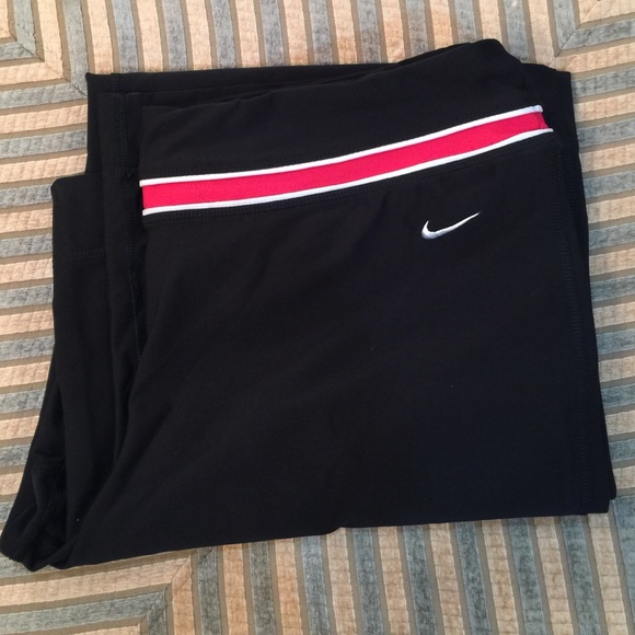 Nike long black yoga pant, size XL