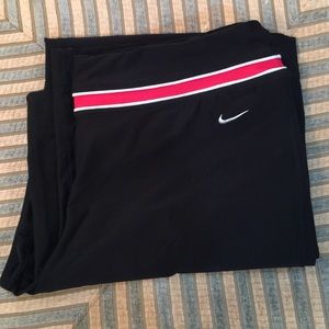 Nike long black yoga pant, size XL