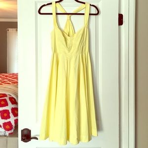 French Connection Yellow Sundress Size 8