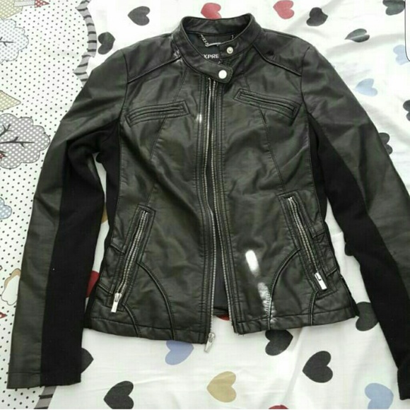 Express leather jacket