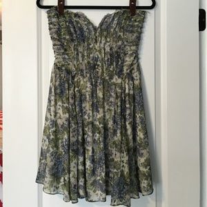 Greylin strapless mini dress size M