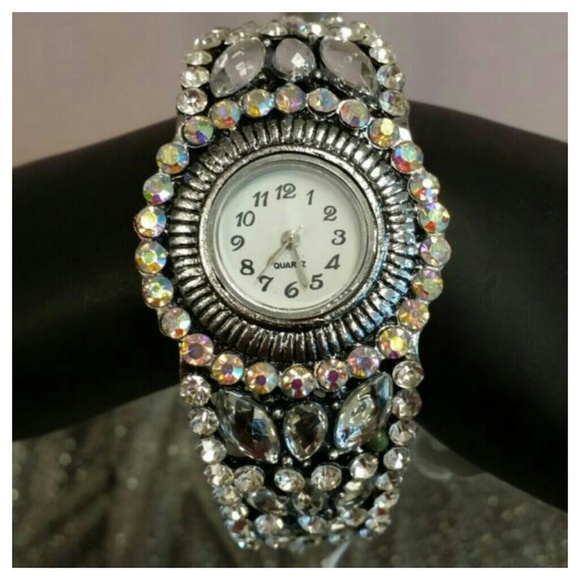 Rhinestone Bracelet Watch