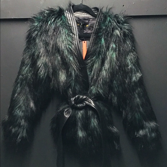 Balmain x H&M Fur Coat