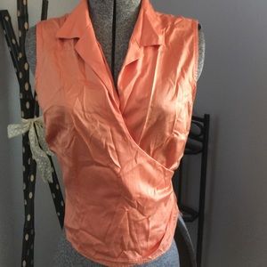 Peach cross shirt
