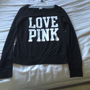 Pink crew neck
