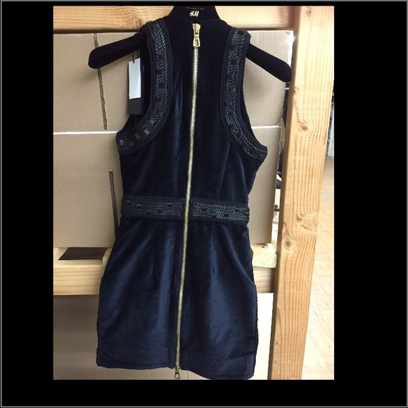 ✨SOLD✨ Balmain x H&M Velvet Rope Dress - Picture 3 of 4