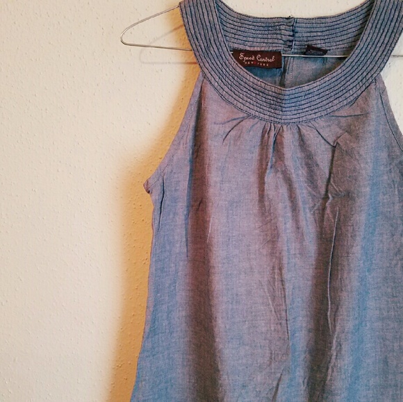 Denim Cotton Dress - Picture 2 of 4