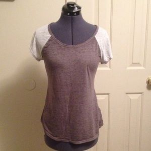 Short sleeve baseball tee