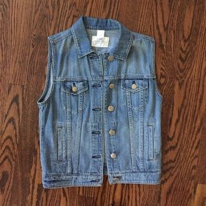 Jcrew denim vest