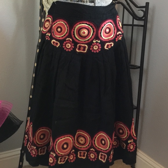 Tracy Reese wool long skirt