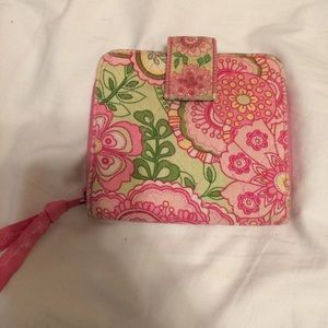 Vera Bradley Pink Flowered Wallet