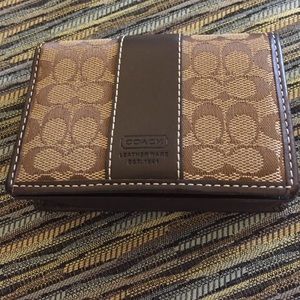 Coach card holder/wallet. Never used.