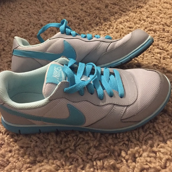 Baby Blue Nike tennis shoes. Brand New!!