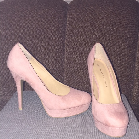Lauren Conrad Suede High Heels