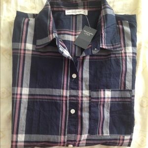 Abercrombie & Fitch plaid shirt size medium
