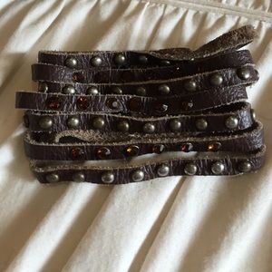 Juicy couture leather cuff