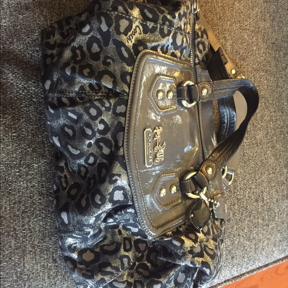 Coach ocelot bag authentic
