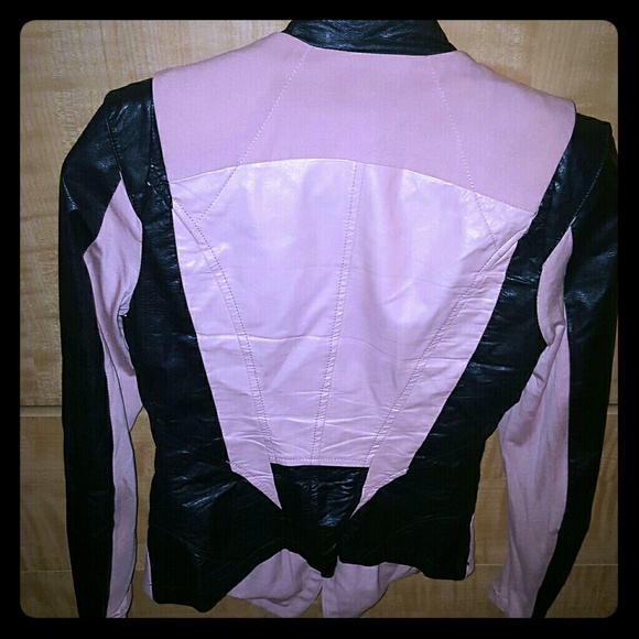 Faux leather jacket