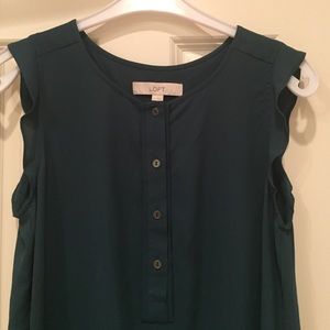 LOFT sleeveless blouse
