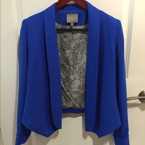 Super cute blue blazer! Aryn k