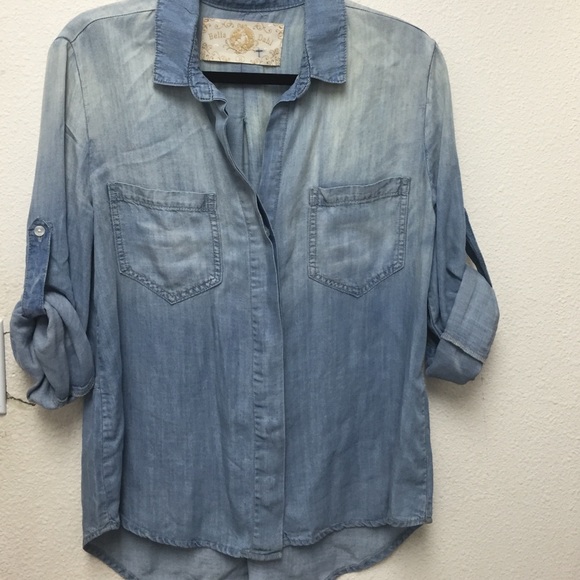 Acid wash Denim Top!