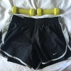 Nike black & grey dri-fit shorts✔️