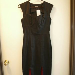 50's pin up dress red and black