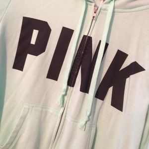 teal pink sweatshirt