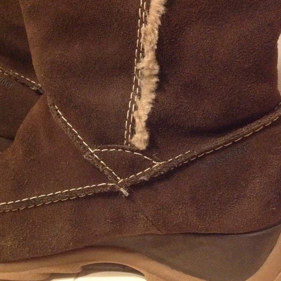 Sporto brown suede fur lined boots - Picture 4 of 4