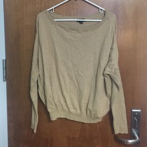 Oversized gold sparkly sweater