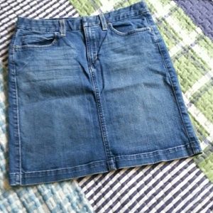 Denim skirt by banana republic