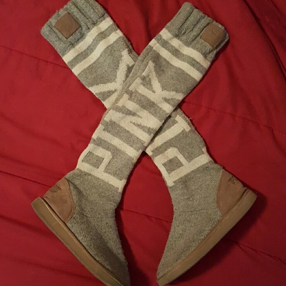 Vs Pink Sock Boots