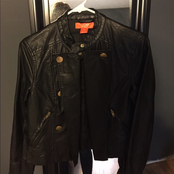 joe fresh leather jacket