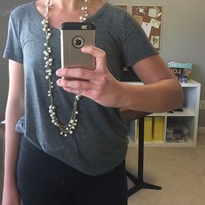 Pearl and gold Stella & dot necklace