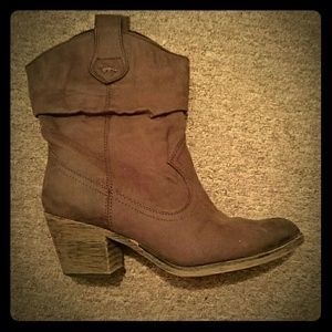 Brown  booties