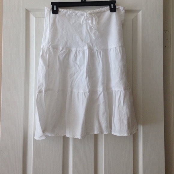 Allen Allen 100% linen Skirt