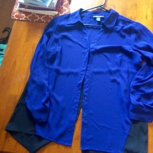 Color blue & black top!