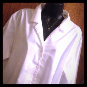 2X Eddie Bauer Basic White Shirt